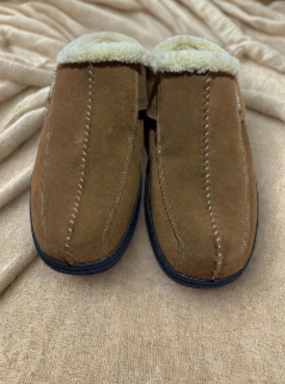 Orthofeet Asheville Men's Orthopedic Slippers in Brown